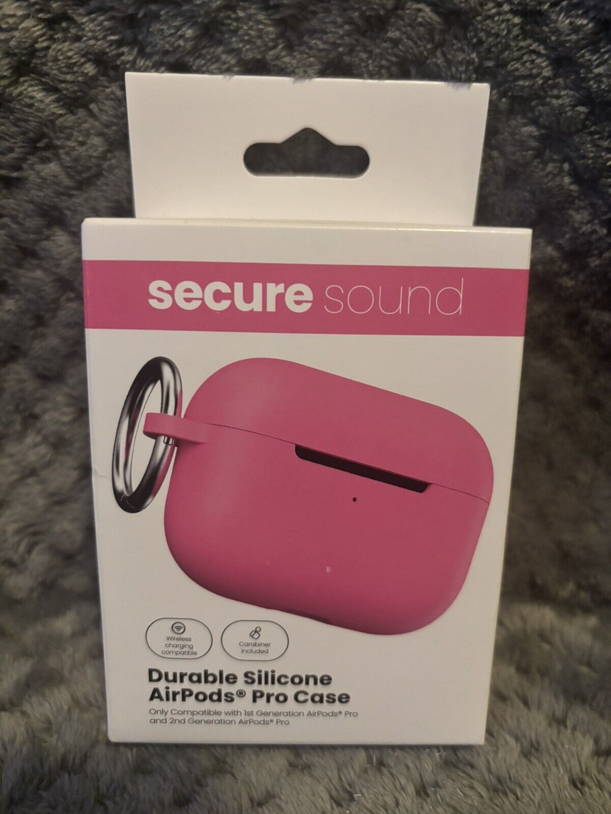 AirPods Pro Case Cover Silicone Protective Case Skin cover, PINK ~New in Box~