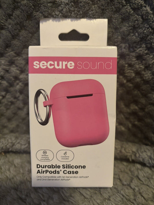 AirPods Case Cover Silicone Protective Case Skin cover, PINK ~New in Box~