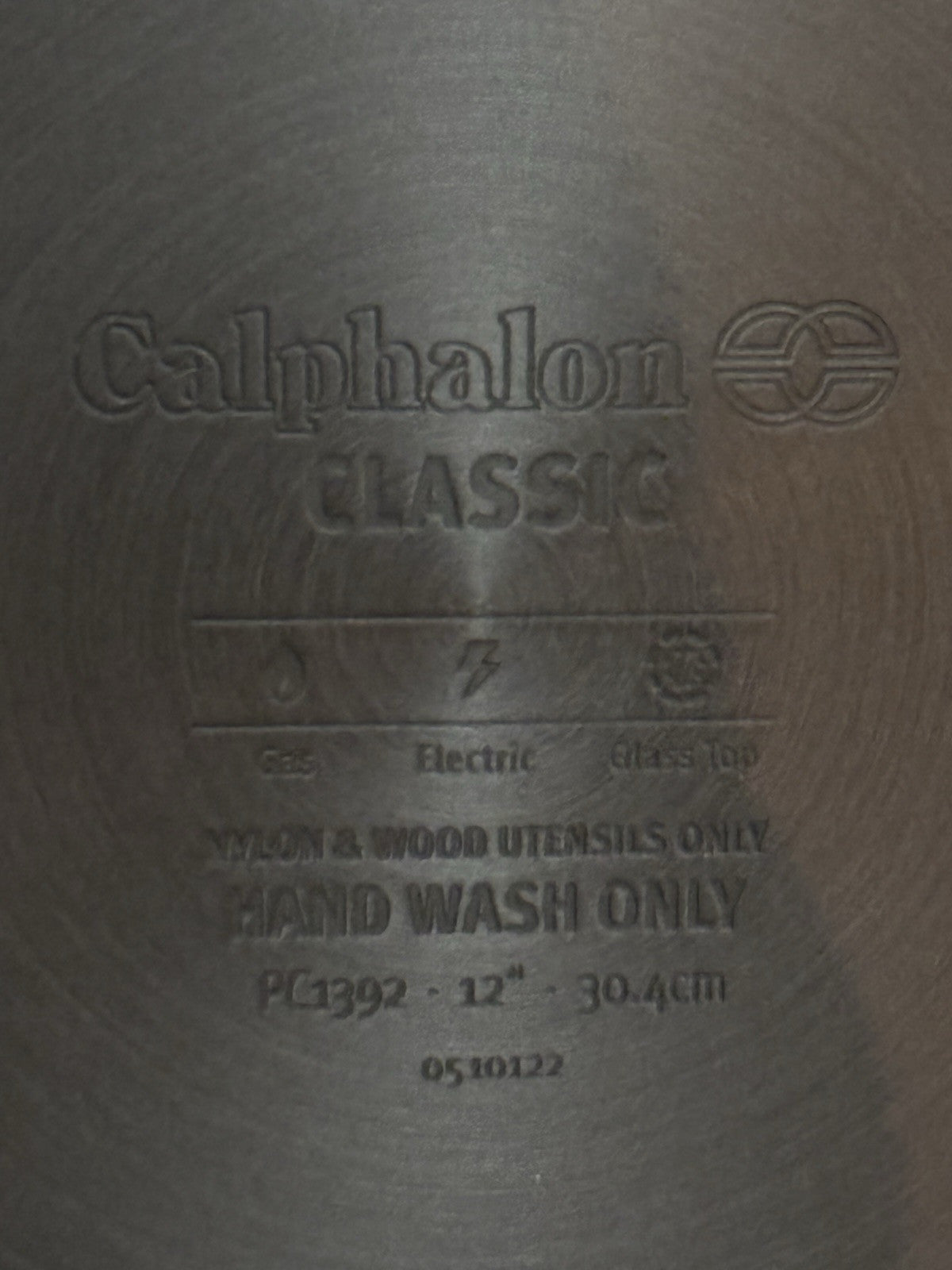 Calphalon Classic 12 Inch Non-Stick Skillet Fry Pan W/Glass Lid, NEW