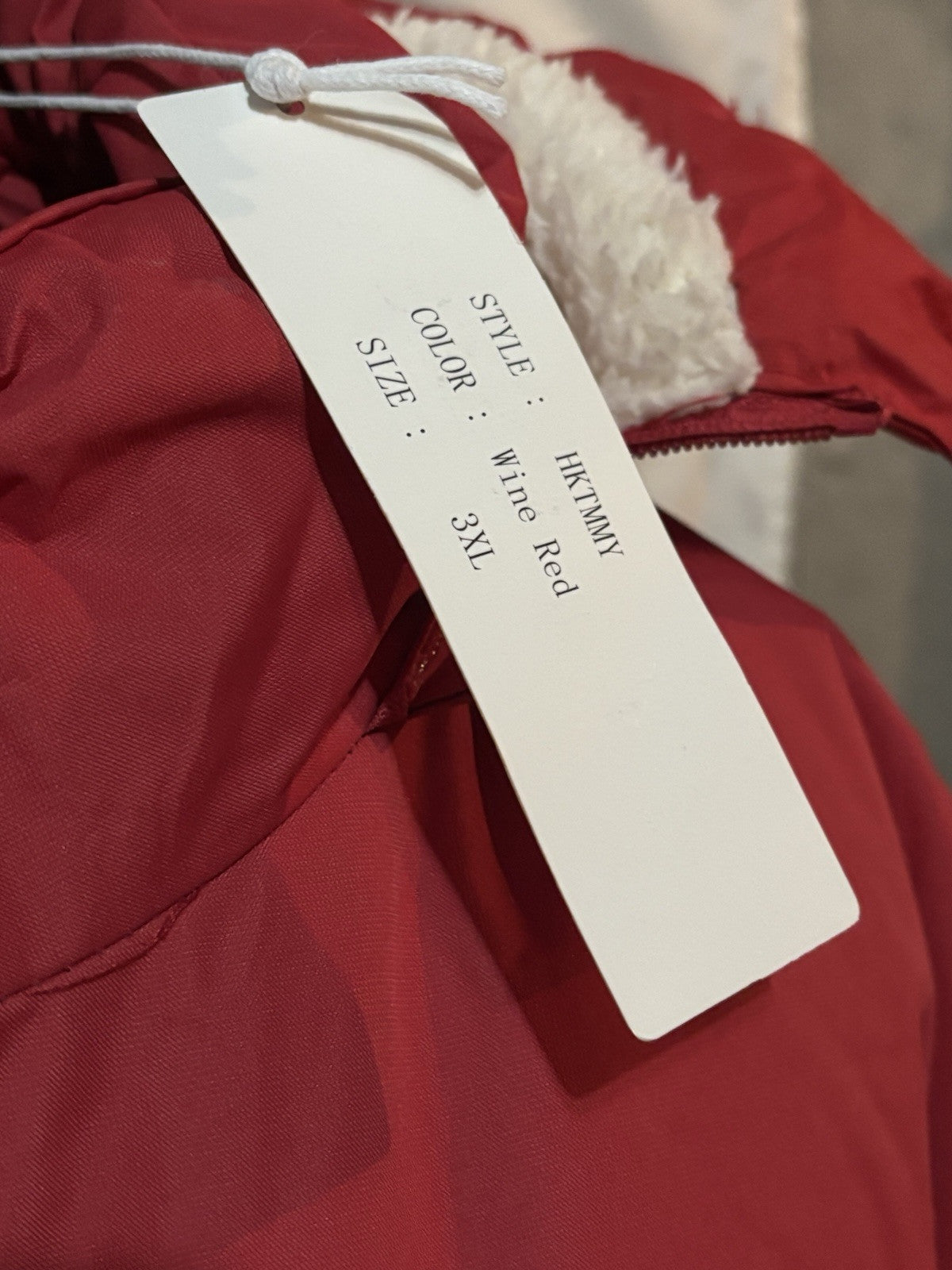 Best South Hooded Winter Coat, Women's Size 3XL, Red, Sherpa Lined, New With Tag