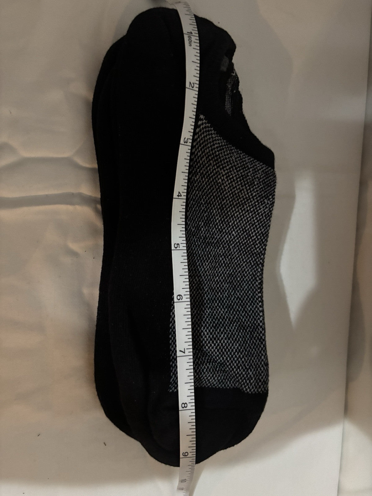 FITU Socks, Ankle No Show, Black/Grey, 3 Pairs in Pack, New In Packaging