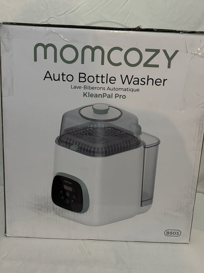 Mom Cozy Auto Bottle Washer, Clean and Sanitize, Detergent Incl, NEW IN BOX