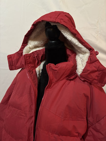 Best South Hooded Winter Coat, Women's Size 3XL, Red, Sherpa Lined, New With Tag