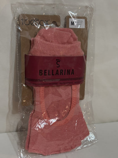 Bellarina Toe Socks, Non Slip Toeless Socks for Pilates/Ballet, Pink Size M, NEW